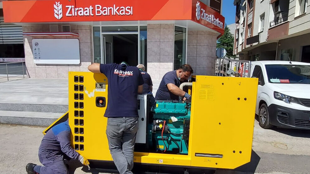 kurtbay jeneratör taşıma montaj demontaj